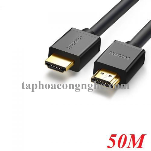 Ugreen 50765 50m Cáp dữ liệu HDMI 1.4 có chipset truyền âm thanh hình ảnh HD104 30050765